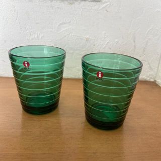 イッタラ(iittala)のイッタラ　アアルト　タンブラー　エメラルド　２個セット(タンブラー)