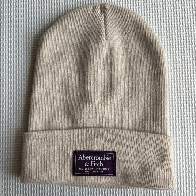 Abercrombie&Fitch(アバクロンビーアンドフィッチ)のアバクロ　ニット帽 メンズの帽子(ニット帽/ビーニー)の商品写真