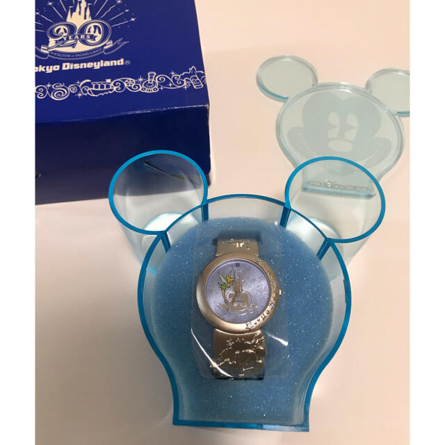 Disney(ディズニー)の新品・非売品　ディズニー　20周年記念　腕時計　ティンカーベル エンタメ/ホビーのおもちゃ/ぬいぐるみ(キャラクターグッズ)の商品写真