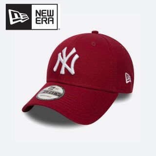 ニューエラー(NEW ERA)のニューエラ キャップ NY ヤンキース 赤 レッド 暗め(キャップ)