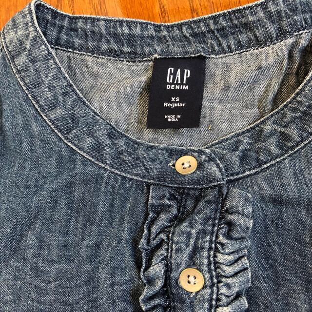 GAP(ギャップ)のキキララ様専用　GAP デニムワンピース　110㎝ キッズ/ベビー/マタニティのキッズ服女の子用(90cm~)(ワンピース)の商品写真