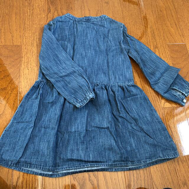 GAP(ギャップ)のキキララ様専用　GAP デニムワンピース　110㎝ キッズ/ベビー/マタニティのキッズ服女の子用(90cm~)(ワンピース)の商品写真