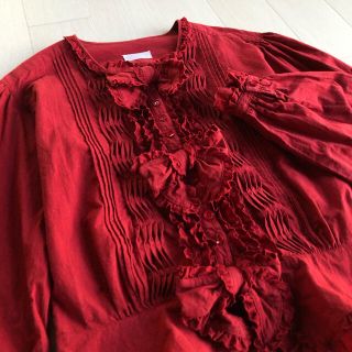ピンクハウス フリルブラウス シャツ/ブラウス(レディース/長袖)の通販 ピンクハウス フリルブラウス シャツ/ブラウス(レディース/長袖)の通販
