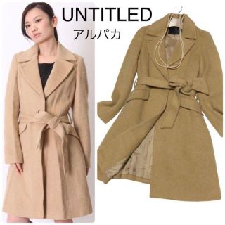 アンタイトル(UNTITLED)のUNTITLED♡安室奈美恵さん着用/ロレッタアルパカシャギーコート/M/美品(ロングコート)