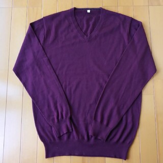 イオン(AEON)のToP VALU セーター 紫 イオン 美品(ニット/セーター)