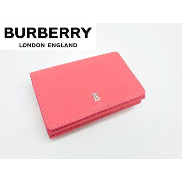 美品】BURBERRY スモール レザー フォールディング ウォレット