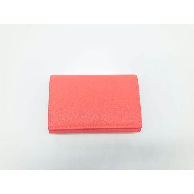 【中古美品】BURBERRY スモール レザー フォールディング ウォレット