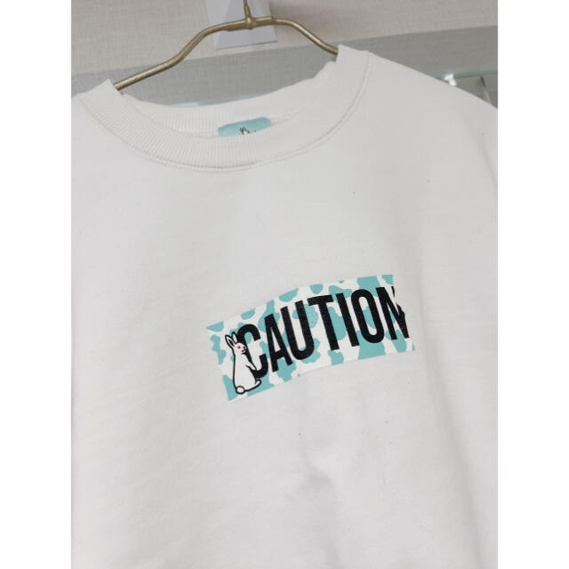 FR2 月桃 限定 沖縄 新品 トレーナー caution 牛柄