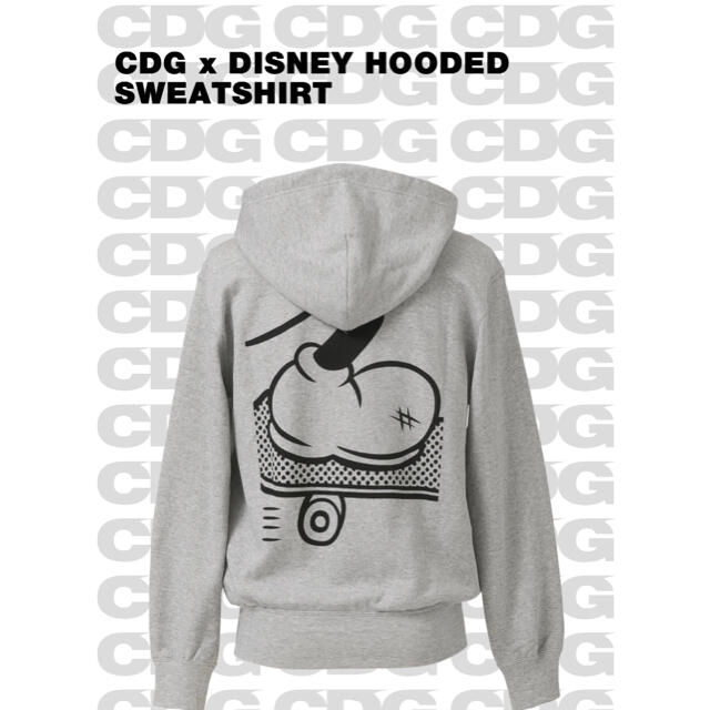 CDG×DISNEY HOODED XXLサイズ国内正規品　新品未使用品トップス