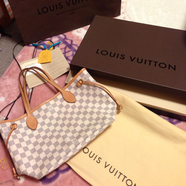 LOUIS VUITTON - ヴィトン♡ネヴァーフルPMダミエアズール