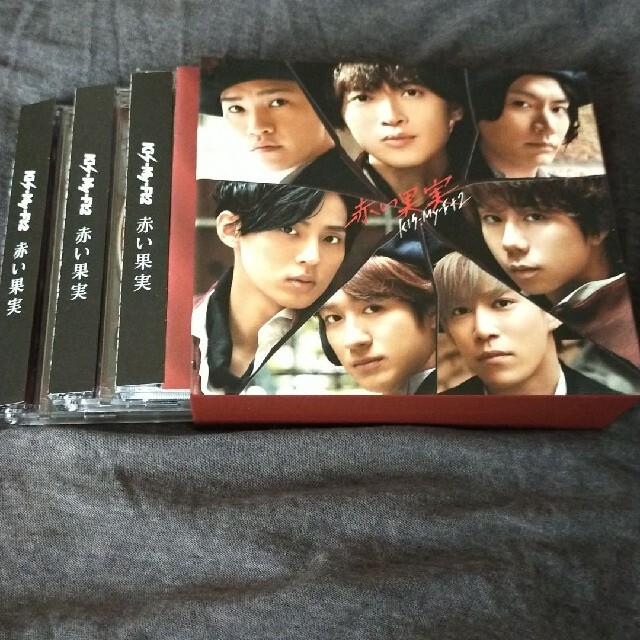 Kis-My-Ft2(キスマイフットツー)のKis-My-Ft2赤い果実　特典BOX付3形態 エンタメ/ホビーのCD(ポップス/ロック(邦楽))の商品写真