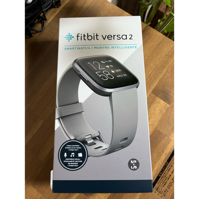 時計Fitbit Versa 2（グレー）