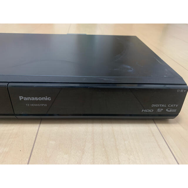 Panasonic(パナソニック)のパナソニック１TBHDD録画対応　CATVデジタルSTB　TZ-HDW611PW スマホ/家電/カメラのテレビ/映像機器(ブルーレイレコーダー)の商品写真