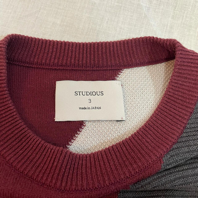 STUDIOUS(ステュディオス)の美品！STUDIOUS ステュディオス メンズセーター メンズのトップス(ニット/セーター)の商品写真