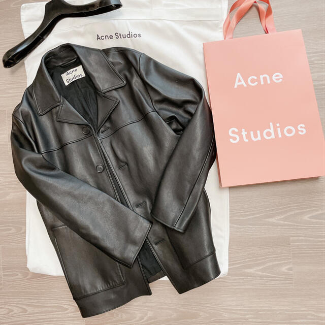 希少 アクネ Acne Studios レザージャケット 正規保証　定価20万円