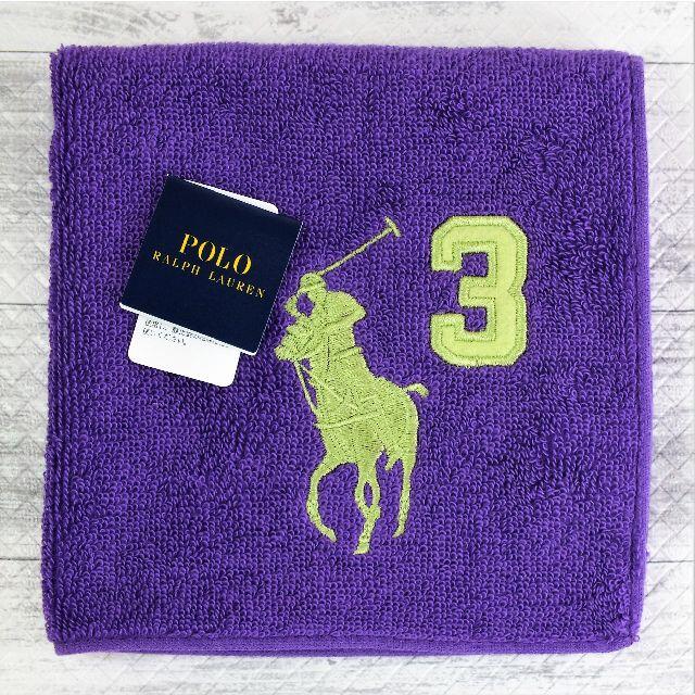 POLO RALPH LAUREN(ポロラルフローレン)の2枚組！正規品ラルフローレン【タオルハンカチ】25㎝新品未使用3,400円㋐ レディースのファッション小物(バンダナ/スカーフ)の商品写真