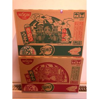 ニッシンショクヒン(日清食品)の鬼滅の刃　日清　コラボ　どん兵衛　煉獄　そば　炭治郎　うどん 各1ケース(麺類)