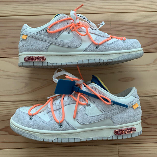 NIKE(ナイキ)のNIKE off-white Dunk Low 19  ダンクオフホワイト メンズの靴/シューズ(スニーカー)の商品写真