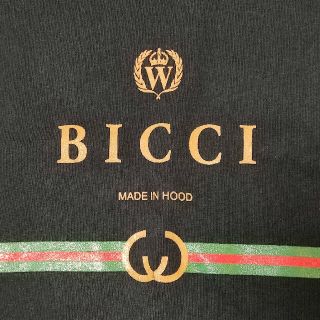 ホールナイン　BICCI  BLACK　パロディ(Tシャツ/カットソー(半袖/袖なし))