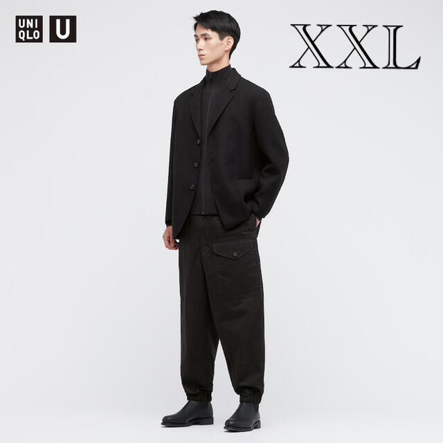 完売サイズ UNIQLO U 21AW ワイドフィットジョガーパンツ XXLユニクロU