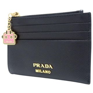 プラダ(PRADA)のプラダカードケース サフィアーノレザー ブラック黒 40802007181(名刺入れ/定期入れ)