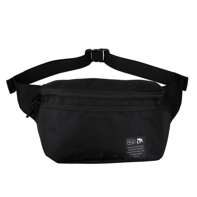 KiU x EGOZARU 2WAY BODYBAG BLACK ウエストポーチ