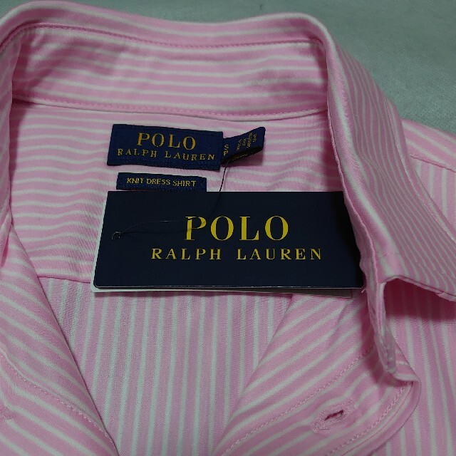 POLO RALPH LAUREN(ポロラルフローレン)のPOLO RALPHLAUREN ピンクストライプストレッチシャツ レディースのトップス(シャツ/ブラウス(長袖/七分))の商品写真