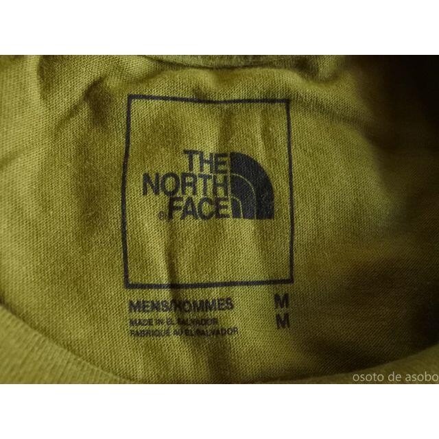 THE NORTH FACE(ザノースフェイス)の★ ノースフェイス ボックス ロゴ 長袖Tシャツ USメンズM オリーブ メンズのトップス(Tシャツ/カットソー(七分/長袖))の商品写真