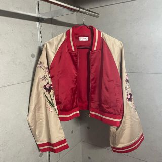 エヴリス(EVRIS)の【USED】スカジャン EVRIS レッド(スタジャン)