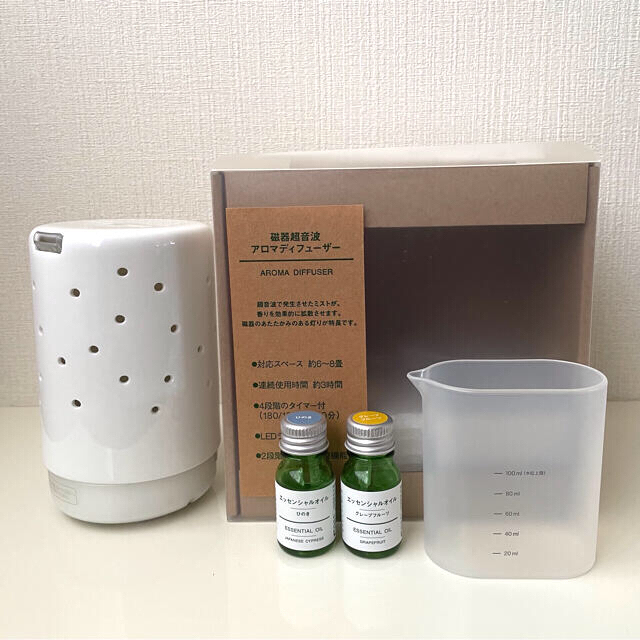 MUJI (無印良品)(ムジルシリョウヒン)のディフューザー　無印良品　MUJI　アロマオイル コスメ/美容のリラクゼーション(アロマディフューザー)の商品写真