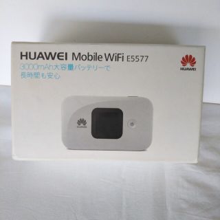 ファーウェイ(HUAWEI)の使用期間50日/ HUAWEI  Mobile WiFi (E5577) 美品(その他)