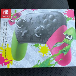 ニンテンドースイッチ(Nintendo Switch)のSwitch Proコントローラー　スプラトゥーンモデル　完美品(その他)