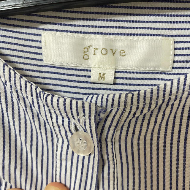 grove(グローブ)のストライプ　ワンピース　清楚　 レディースのワンピース(ひざ丈ワンピース)の商品写真