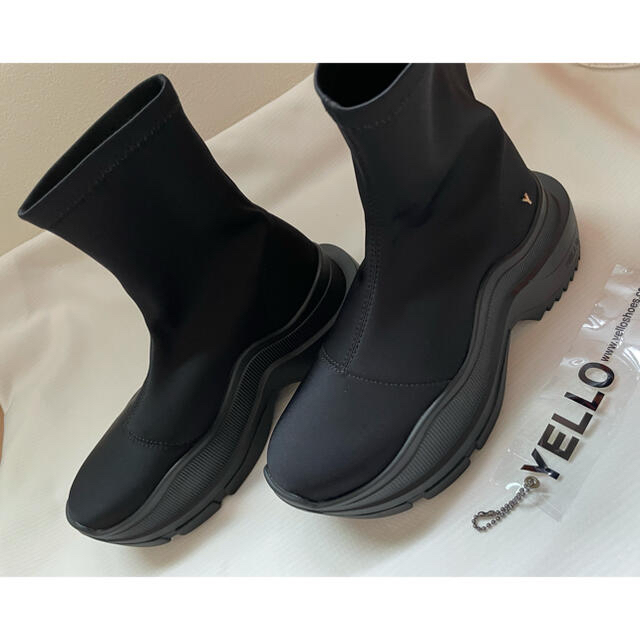 TOKYO BLACK SINGLE SNEAKER SHORT BOOTS S