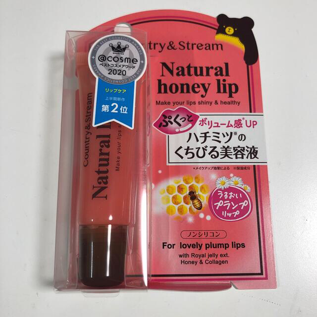 井田ラボラトリーズ(イダラボラトリーズ)のカントリー＆ストリーム ハニーフルリップ もも色ボリューム(10g) コスメ/美容のスキンケア/基礎化粧品(リップケア/リップクリーム)の商品写真