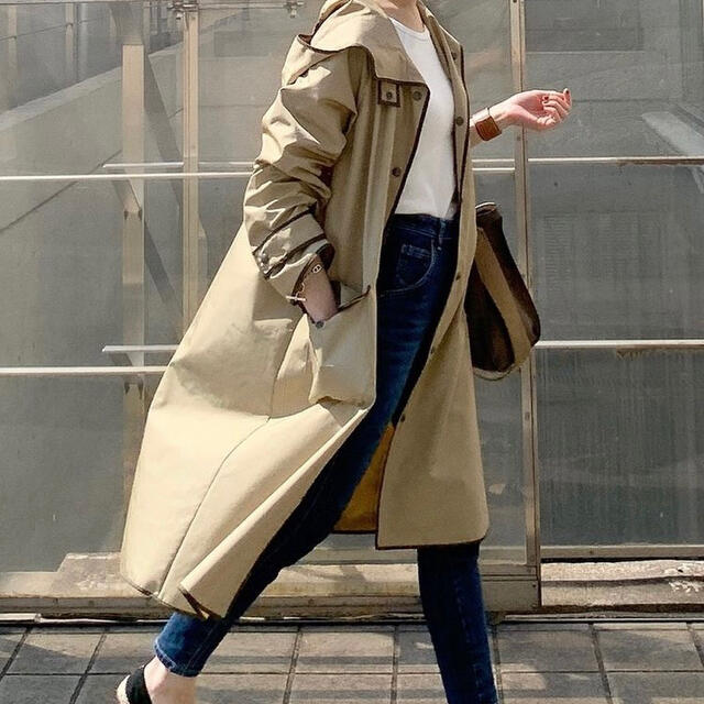 Ameri VINTAGE(アメリヴィンテージ)の金子麻貴　ライトコート レディースのジャケット/アウター(ロングコート)の商品写真