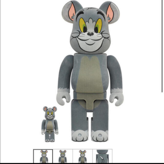 その他BE@RBRICK  TOM フロッキー Ver. TOM AND JERRY