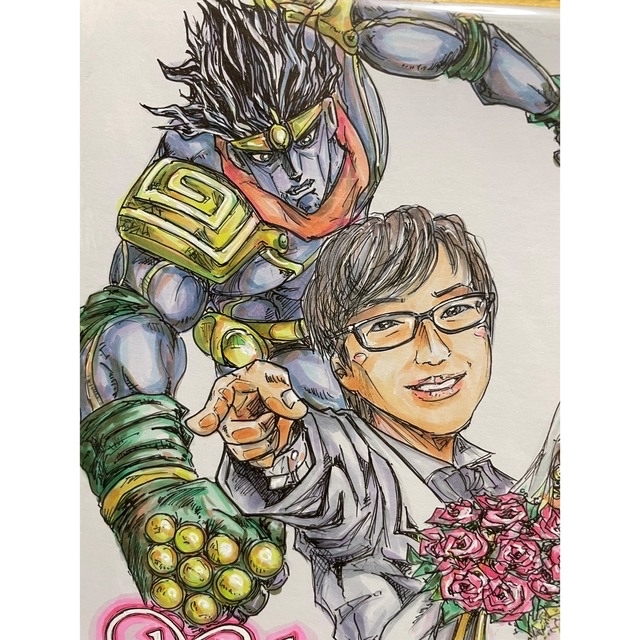 ジョジョ風似顔絵 - 美術品 ジョジョ風似顔絵 - 美術品
