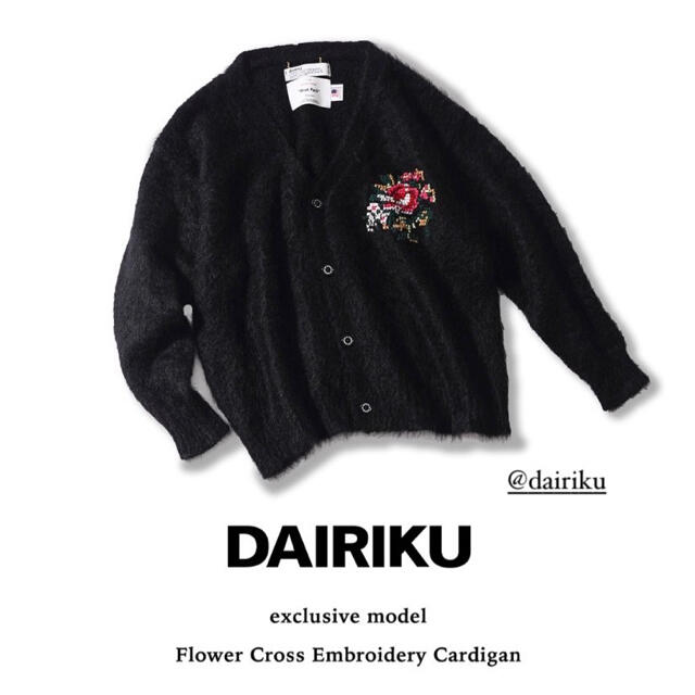 dairiku exclusive flower cardigan