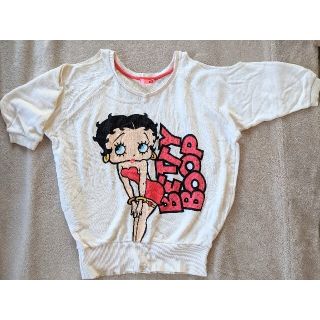 エルディーエス(LDS)のBettyBoop　トレーナー　スウェット　肩開き　LDS(トレーナー/スウェット)