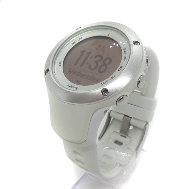 スント AMBIT2 S 腕時計 スポーツウォッチ 充電式 デジタル 白