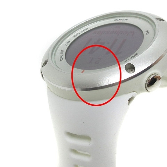 スント AMBIT2 S 腕時計 スポーツウォッチ 充電式 デジタル 白