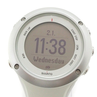 スント(SUUNTO)のスント AMBIT2 S 腕時計 スポーツウォッチ 充電式 デジタル 白(腕時計(デジタル))