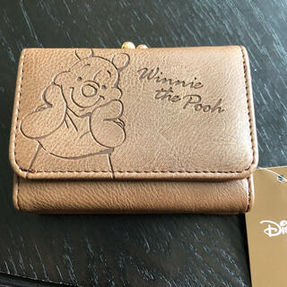 ディズニー(Disney)の三つ折り財布　がま口　プーさん(財布)