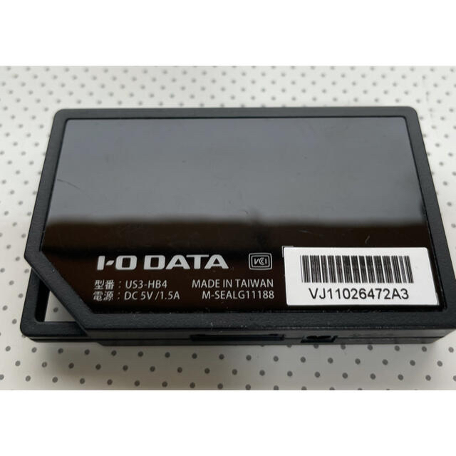 IODATA(アイオーデータ)のUSBハブ 4ポート 分岐 US3-HB4AC アイオーデータ IO DATA スマホ/家電/カメラのテレビ/映像機器(その他)の商品写真