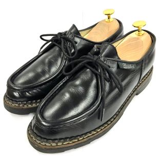 パラブーツ(Paraboot)のパラブーツ ミカエル デカタグ ネイビーヌバック UK5.5 EU39 24.5(スリッポン/モカシン)