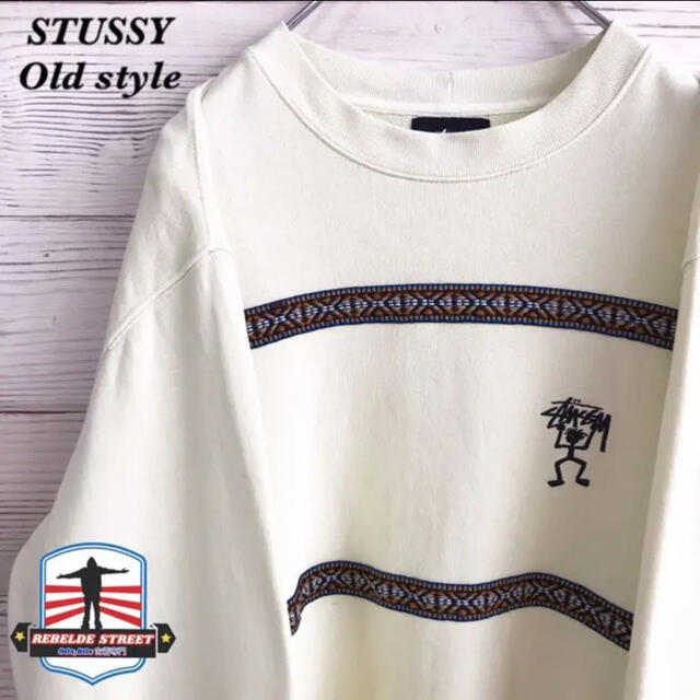 ステューシー　STUSSY シャドウマン スウェット  イエロー