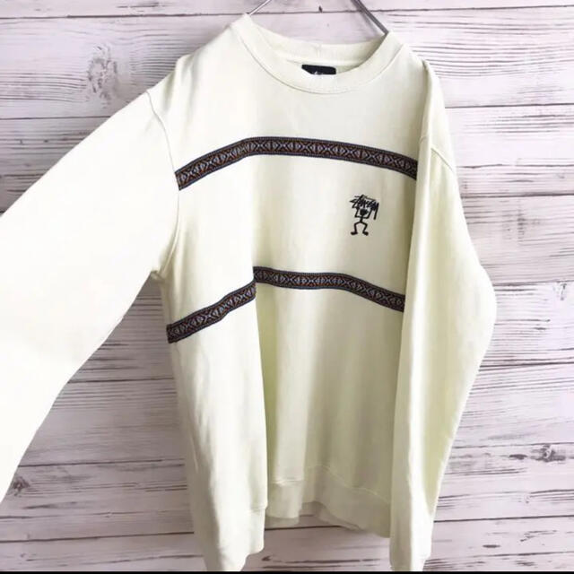 ステューシー STUSSY シャドウマン スウェット イエロー 2