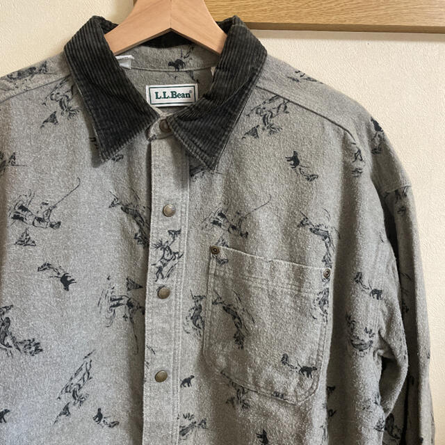 L.L.Bean(エルエルビーン)の【古着】90s L.L.Bean エルエルビーン ネルシャツ vintage メンズのトップス(シャツ)の商品写真