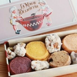 ハッピーツインズ缶 クッキーとナッツと お菓子のミカタ(菓子/デザート)
